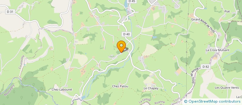 localisation de l'entreprise SCI NOUS LYON  LA GRESLE