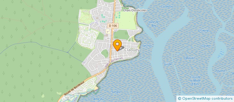 localisation de l'entreprise SCI NOUS TOUS à LEGE-CAP-FERRET