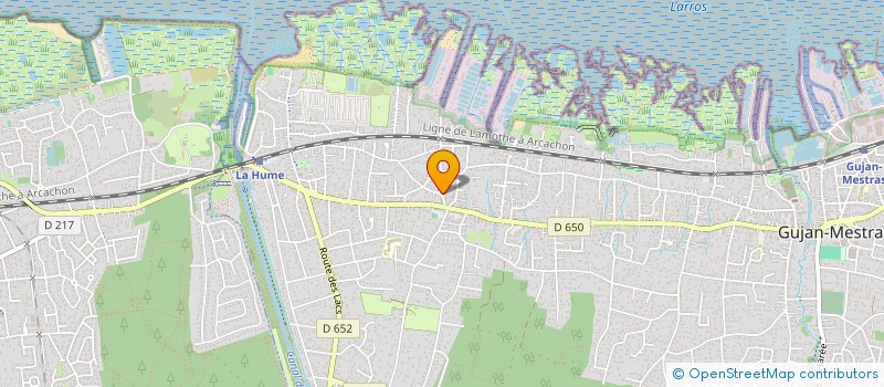 localisation de l'entreprise SCI NOUSA  GUJAN-MESTRAS