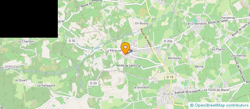 localisation de l'entreprise SCI NOUSPI  SALLES-ARBUISSONNAS-EN-BEAUJOLAIS