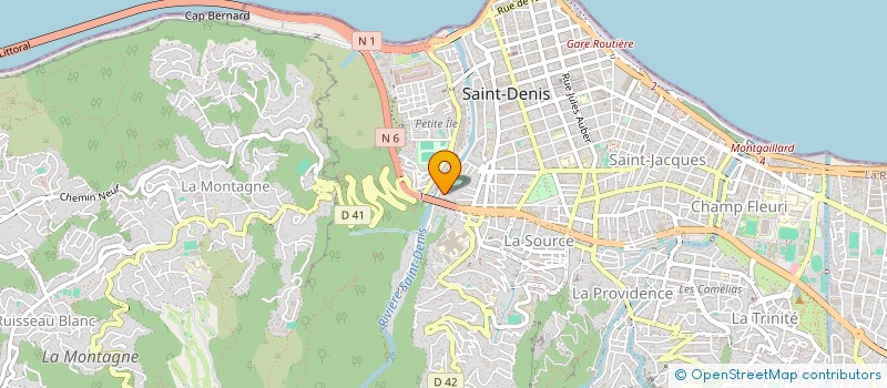 localisation de l'entreprise SCI NOUT'CAZ à SAINT-DENIS