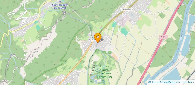 localisation de l'entreprise SCI NOUVEAU CAP  CROLLES