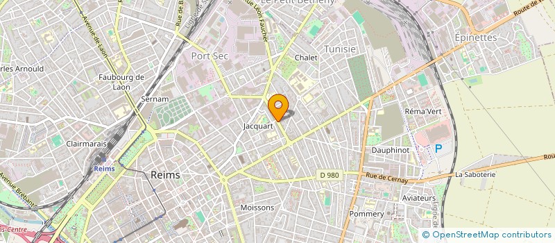 localisation de l'entreprise SCI NOUVEAU DEPART  REIMS