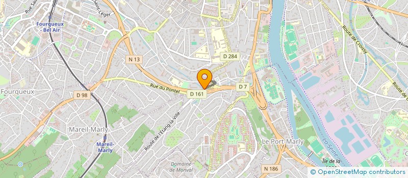 localisation de l'entreprise SCI NOUVEAU DEPART  SAINT-GERMAIN-EN-LAYE