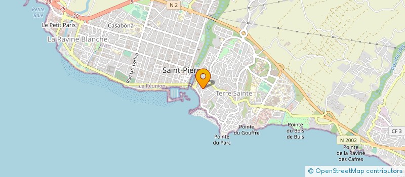 localisation de l'entreprise SCI NOUVEAU DEPART à SAINT-PIERRE