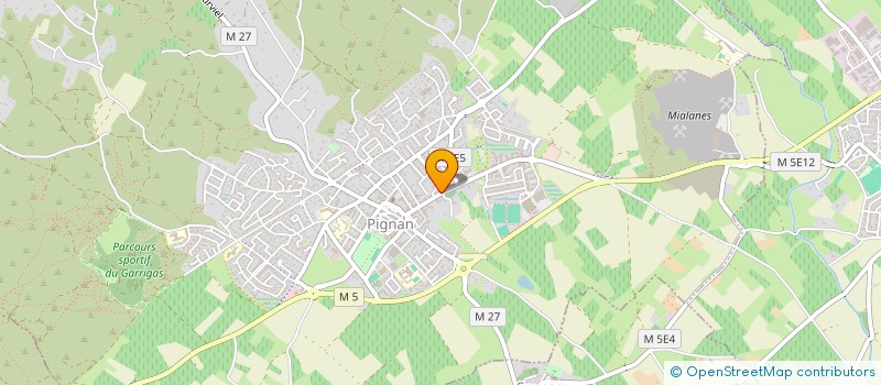 localisation de l'entreprise SCI NOUVEAU FORUM à PIGNAN
