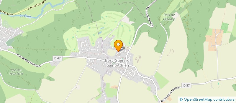 localisation de l'entreprise SCI NOUVEAU JOUR  BOSC-GUERARD-SAINT-ADRIEN