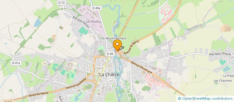 localisation de l'entreprise SCI NOUVEAU LION à MONTGIVRAY