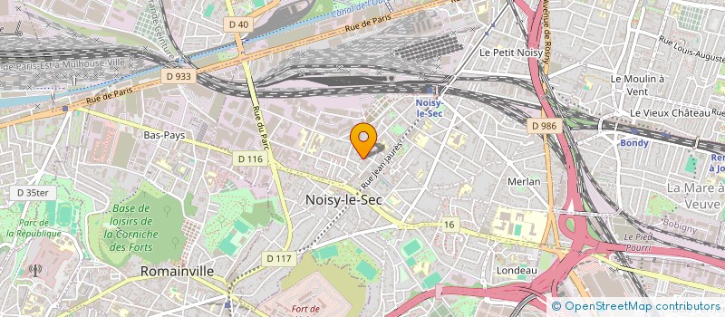 localisation de l'entreprise SCI NOUVEAU MONDE à NOISY-LE-SEC