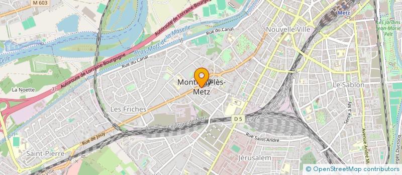 localisation de l'entreprise SCI NOUVEAU MONTIGNY CLASSIQUE  MONTIGNY-LES-METZ