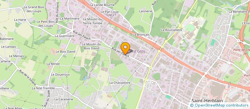 localisation de l'entreprise SCI NOUVEL  SAINT-HERBLAIN