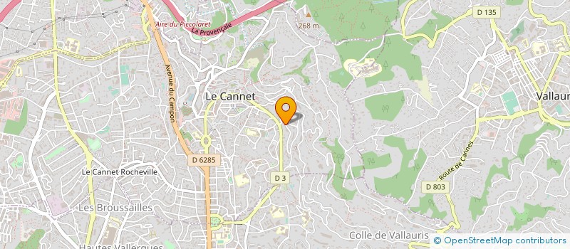 localisation de l'entreprise SCI NOUVEL AGE à LE CANNET