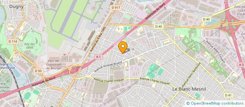localisation de l'entreprise SCI NOUVEL' ERE à LE BLANC-MESNIL
