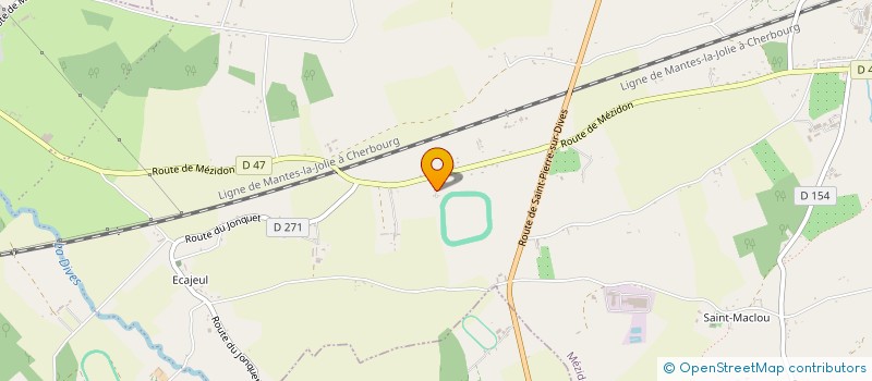 localisation de l'entreprise SCI NOUVEL HABITAT  MEZIDON VALLEE D'AUGE