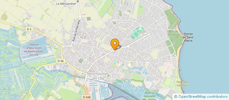 localisation de l'entreprise SCI NOUVEL'HER à NOIRMOUTIER-EN-L'ILE