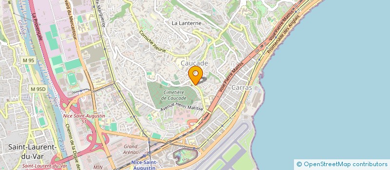 localisation de l'entreprise SCI NOUVEL HORIZON à NICE