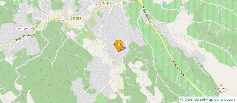 localisation de l'entreprise SCI NOUVEL HORIZON  LORGUES