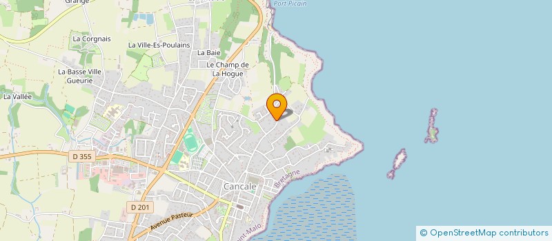 localisation de l'entreprise SCI NOUVEL HORIZON  CANCALE