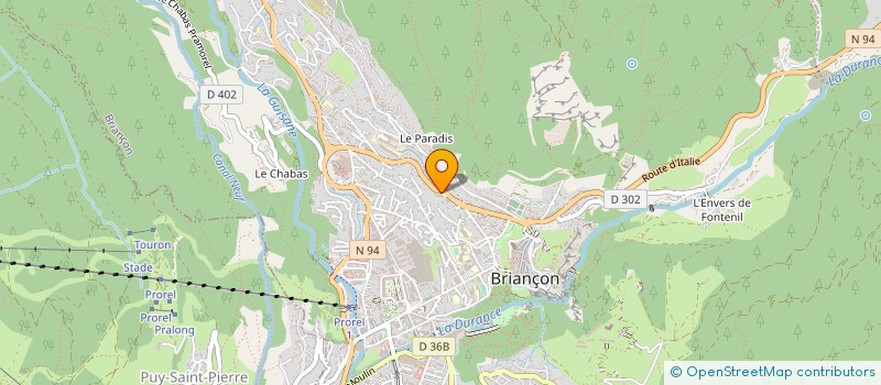 localisation de l'entreprise SCI NOUVEL HOTEL à BRIANCON