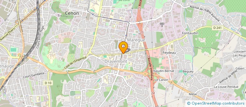 localisation de l'entreprise SCI NOUVEL-IMMO  CENON