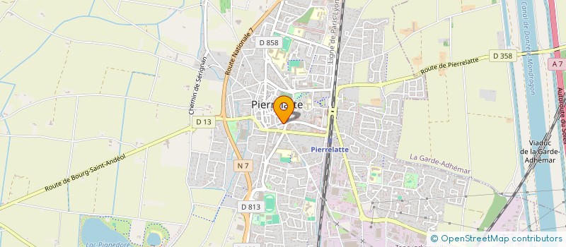 localisation de l'entreprise SCI NOUVELAN  PIERRELATTE