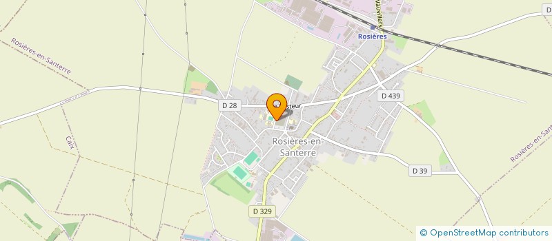 localisation de l'entreprise SCI NOUVELLE  ROSIERES-EN-SANTERRE