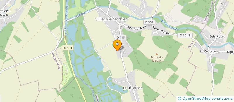 localisation de l'entreprise SCI NOUVELLE à VILLIERS-LE-MORHIER