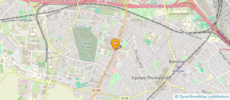 localisation de l'entreprise SCI NOUVELLE à LILLE