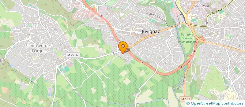 localisation de l'entreprise SCI NOUVELLE AQUITAINE  JUVIGNAC