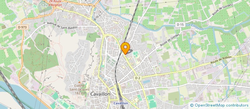 localisation de l'entreprise SCI NOUVELLE CALAVON  CAVAILLON