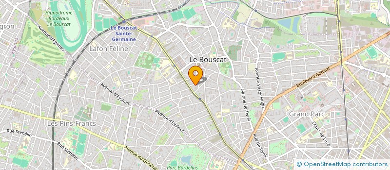 localisation de l'entreprise SCI NOUVELLE CHATEAU LAVERGNE  LE BOUSCAT