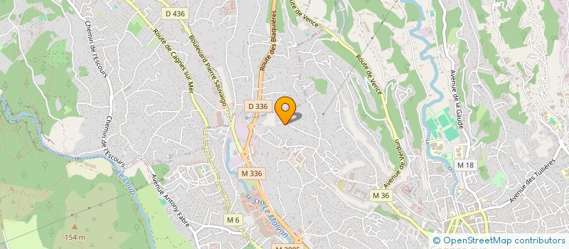 localisation de l'entreprise SCI NOUVELLE DE L HIPPODROME à CAGNES-SUR-MER