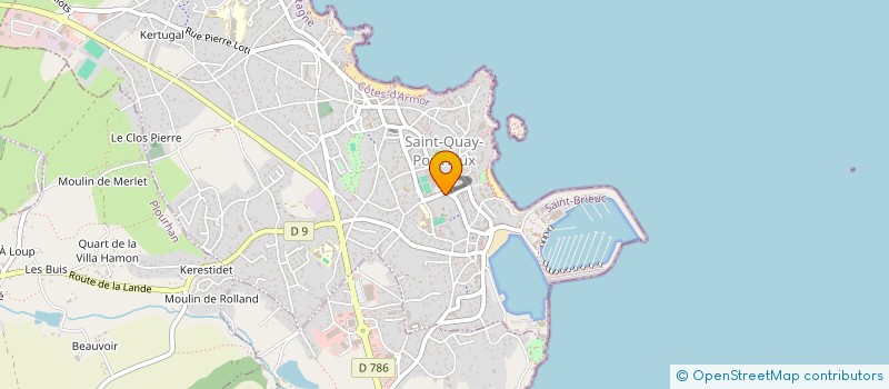 localisation de l'entreprise SCI NOUVELLE DE LA CROIX CLAUDE  SAINT-QUAY-PORTRIEUX