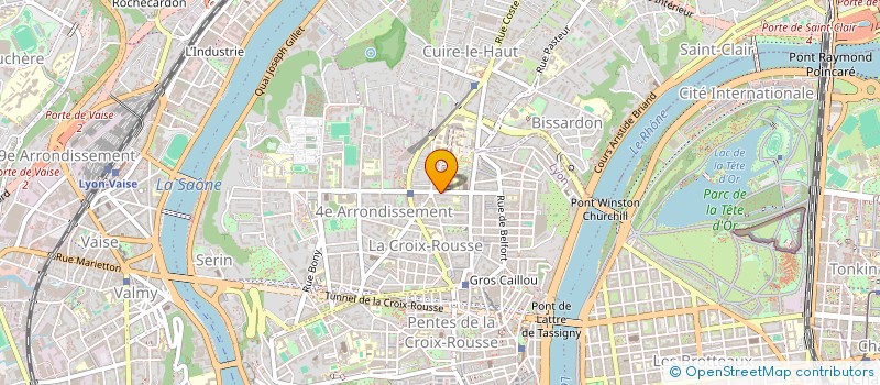 localisation de l'entreprise SCI NOUVELLE DE LA NUISIERE  LYON