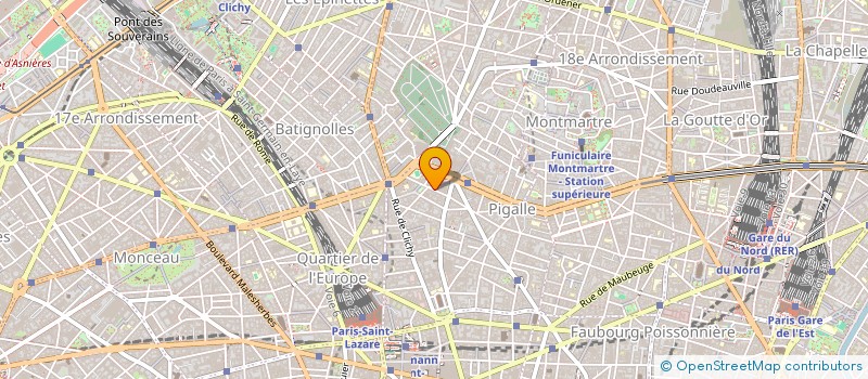 localisation de l'entreprise SCI NOUVELLE DU 4 RUE ERNESTINE  PARIS