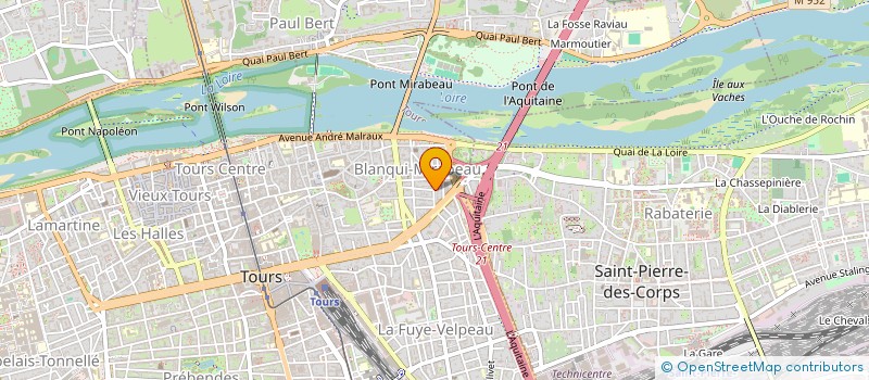 localisation de l'entreprise SCI NOUVELLE DU SIGNAL DE GONESSE  TOURS