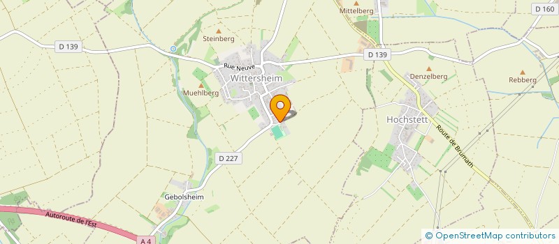 localisation de l'entreprise SCI NOUVELLE GALAXIE  WITTERSHEIM