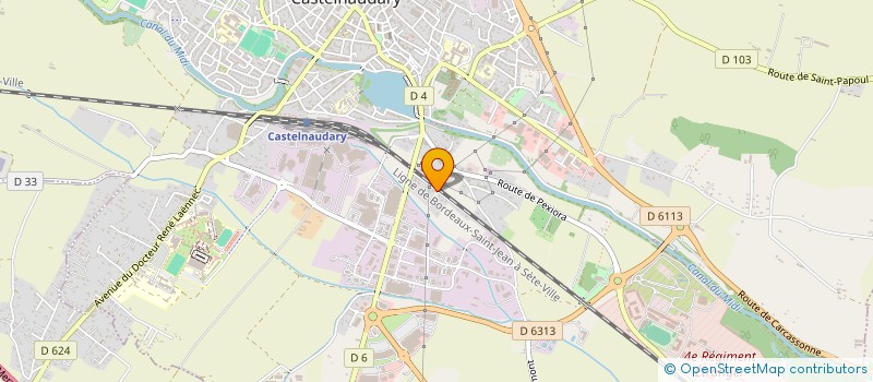 localisation de l'entreprise SCI NOUVELLE IRENA  CASTELNAUDARY