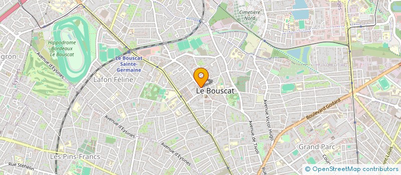 localisation de l'entreprise SCI NOUVELLE LEON BLUM  LE BOUSCAT