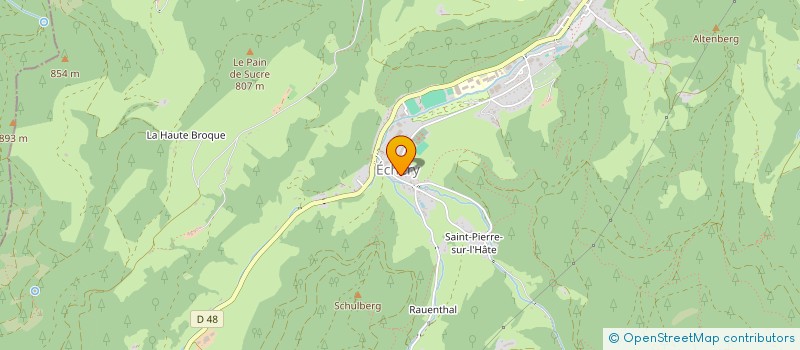 localisation de l'entreprise SCI NOUVELLE ROUTE D'ECHERY  SAINTE-MARIE-AUX-MINES