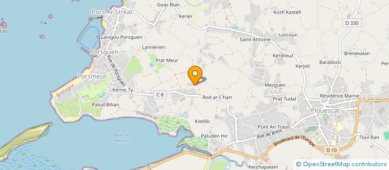 localisation de l'entreprise SCI NOUVELLE VAGUE  PLOUESCAT