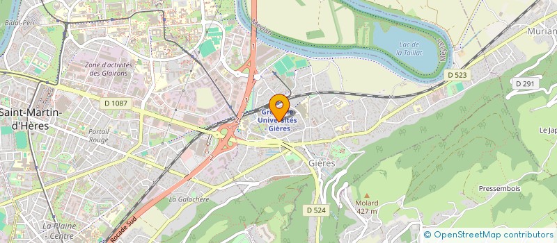 localisation de l'entreprise SCI NOUVELLE VIE  GIERES