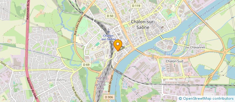 localisation de l'entreprise SCI NOUVELLES TECHNOLOGIES à CHALON-SUR-SAONE