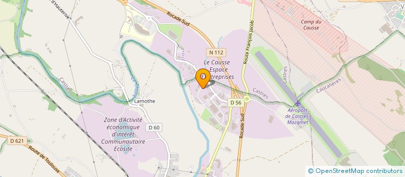 localisation de l'entreprise SCI NOUZAFE  LABRUGUIERE