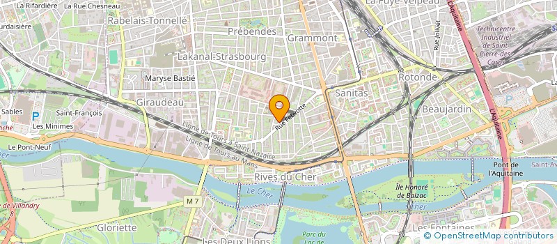localisation de l'entreprise SCI NOUZILLET  TOURS