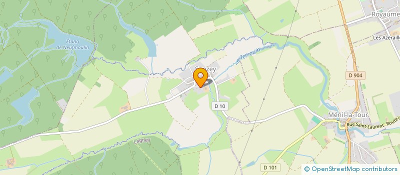 localisation de l'entreprise SCI NOV  SANZEY