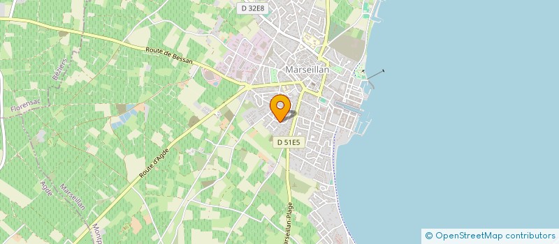 localisation de l'entreprise SCI NOVA 12 à MARSEILLAN