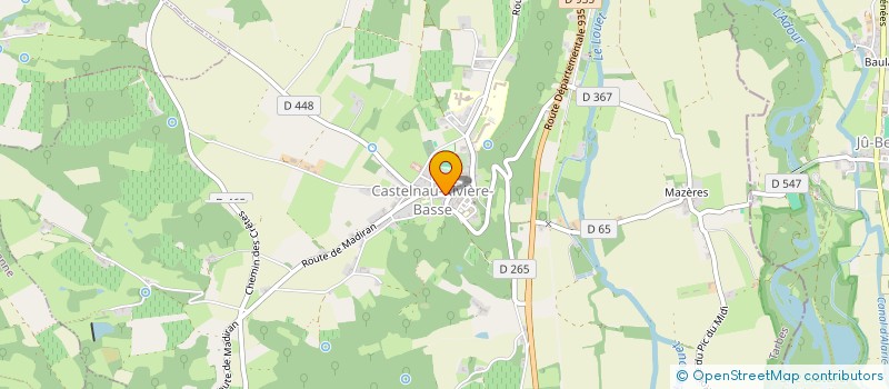 localisation de l'entreprise SCI NOVA  LASCAZERES