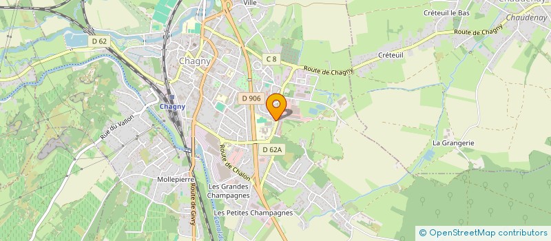 localisation de l'entreprise SCI NOVA  CHAGNY