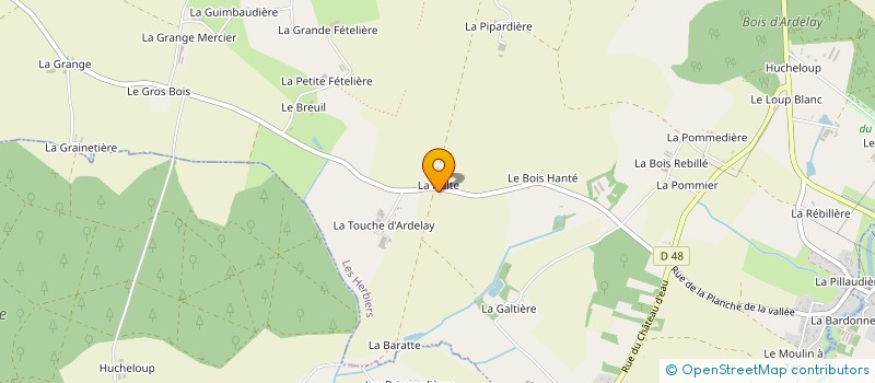 localisation de l'entreprise SCI NOVA à LES HERBIERS